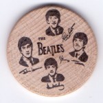 The Beatles - Holz-Token