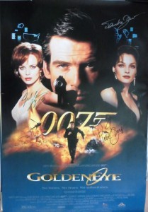 James Bond - Goldeneye Cast Autogramme