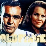 James Bond - Goldfinger Autogramm Sean Connery & Honor Blackman