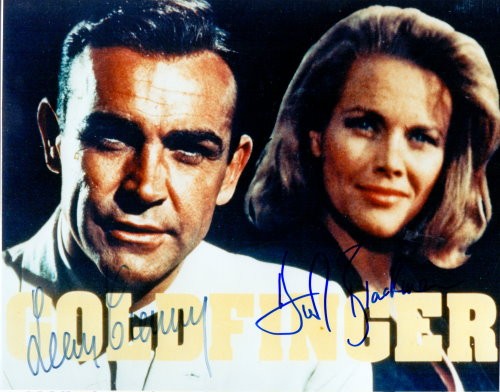 James Bond - Goldfinger Duo Autogramm