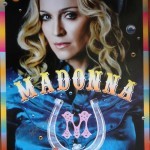 Madonna Autogramm auf Plakat
