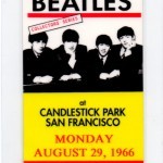 Beatles Tourpass Candlestick Park San Francisco