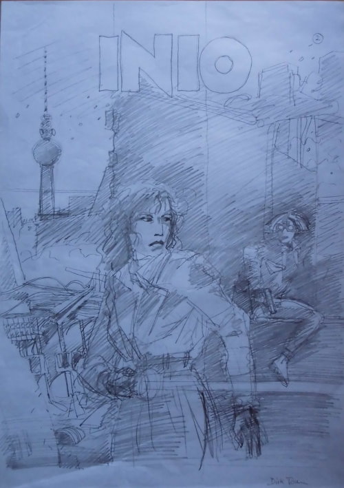 INIO - Originalentwurf der Titelseite des Comics von Dirk Tonn