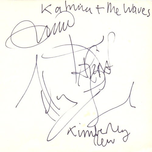 Autogramme von KATRINA & THE WAVES