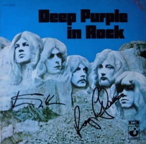 DEEP PURPLE IN ROCK - signiertes Album