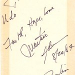 Martin Sheen Autogramm