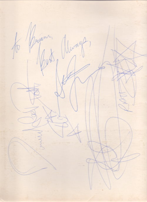 Autogramme von diversen ROCKMUSIKERN