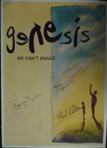 Genesis signiertes Plakat