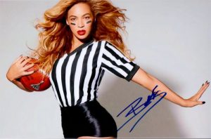 Beyonce' Autogramm
