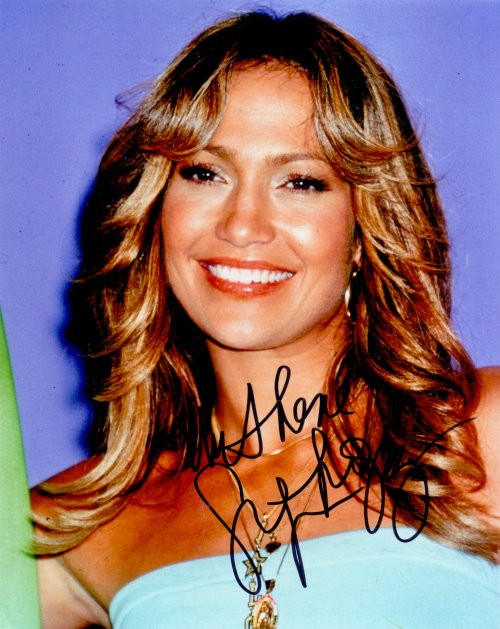 Jennifer Lopez Autogramm