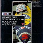 Offizielles Formel 1 Programm von Juli 1988