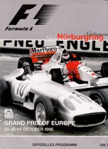 Formel 1 Programm von Oktober 1995 - mehrfach signiert