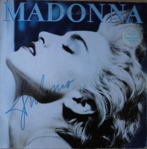 MADONNA - signierte LP True Blue