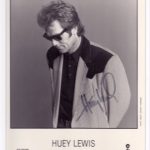 Huey Lewis Autogramm + Tourbook von 1989