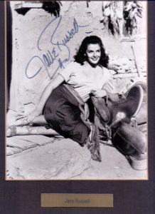 Jane Russell Autogramm