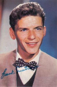 Frank Sinatra frühes Autogramm
