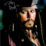 Johnny Depp Autogramm als CAPTAIN SPARROW