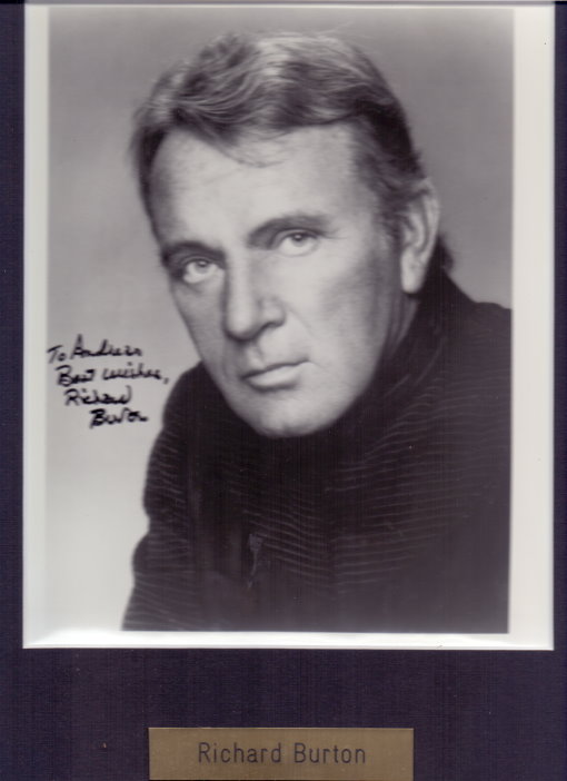 Richard Burton Autogramm