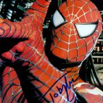 Tobey Maguire Autogramm als SPIDERMAN