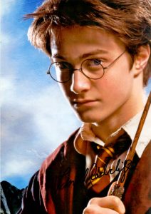 Daniel Radcliffe Autogramm als Harry Potter