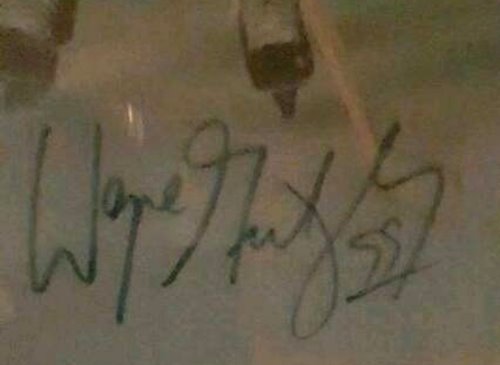 Wayne Gretzky Autogramm
