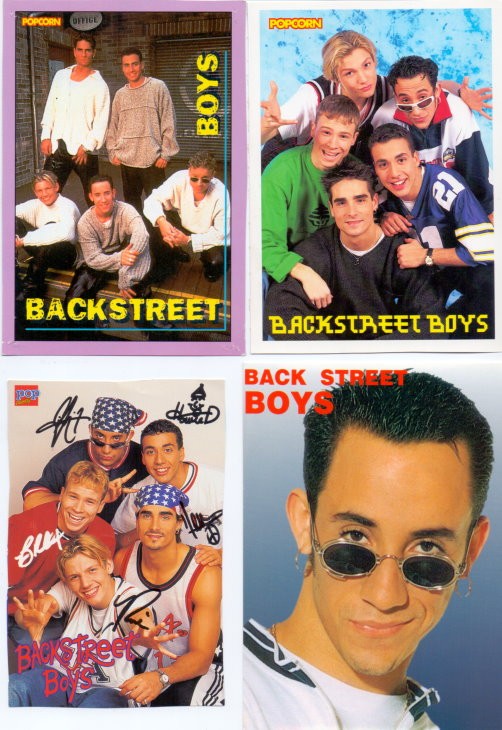 14 fantastische BACK STREET BOYS Fan-Postkarten 