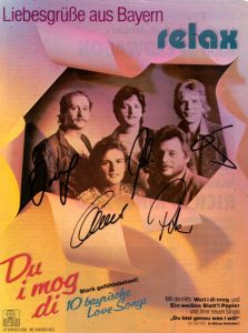 RELAX - Autogramme der deutschen Band
