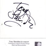 Tony Sheridan original IN-Person Autogramm