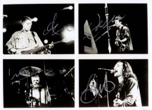 U2 - Autogramme der kompletten Band