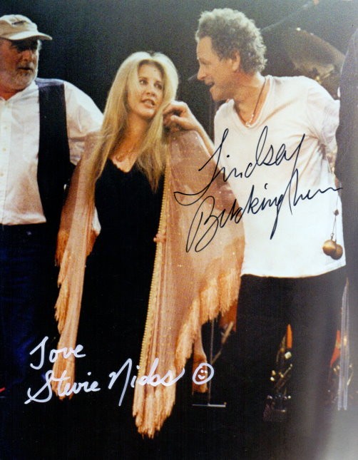 STEVIE NICKS & LINDSAY BUCKINGHAM Autogramm