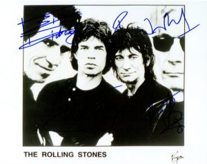 THE ROLLING STONES Autogramme