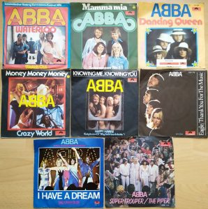 ABBA - Vinyl-Singles Schallplattensammlung